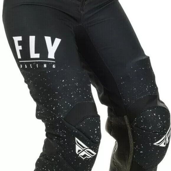 NEW NWT Fly Racing Women's Black MX Lite Pants 9/10 - Picture 1 of 7